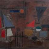 Arnold Fiedler (Hamburg 1900 - Hamburg 1985). Komposition auf braunem Grund. - фото 1