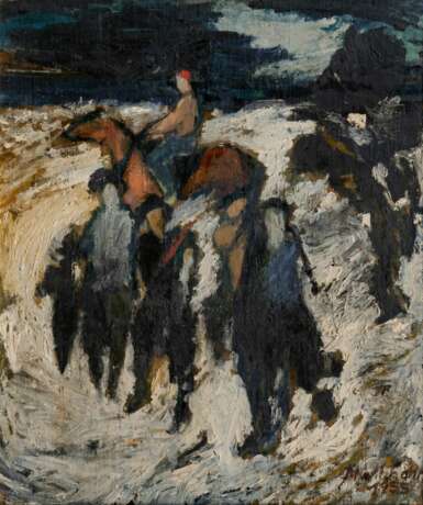 Reinhard Drenkhahn (Hamburg 1926 - Hamburg 1959). Reiter am Strand. - фото 1