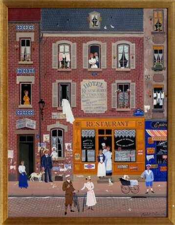 Michel Delacroix (Paris 1933). Hotel Restaurant de l'Univers. - photo 2 Michel Delacroix (Paris 1933). Hotel Restaurant de l'Univers. - photo 2