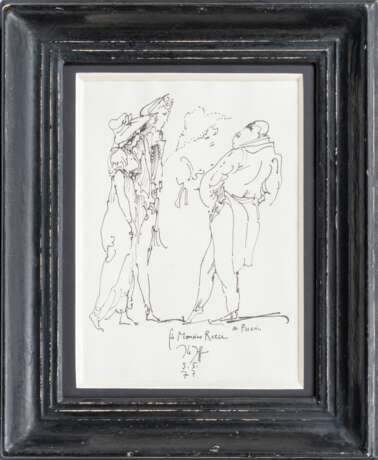 Horst Janssen (Hamburg 1929 - Hamburg 1995). Für Monsieur Reese. - photo 2 Horst Janssen (Hamburg 1929 - Hamburg 1995). Für Monsieur Reese. - photo 2