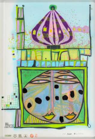 Friedensreich Hundertwasser (Wien 1928 - vor Australien 2000). Homo Humus come va. - photo 1