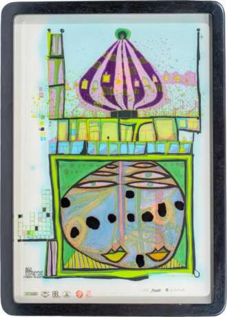 Friedensreich Hundertwasser (Wien 1928 - vor Australien 2000). Homo Humus come va. - photo 2