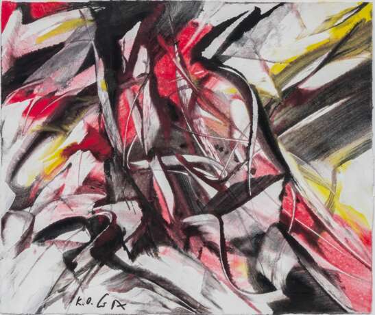 Karl Otto Götz (Aachen 1914 - Wolfenacker 2017). Lilly II. - Foto 1