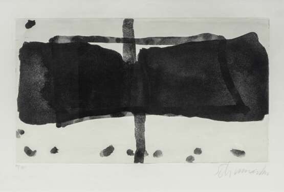 Emil Schumacher (Hagen 1912 - San José/Ibiza 1999). Motiv 3. - Foto 1 Emil Schumacher (Hagen 1912 - San José/Ibiza 1999). Motiv 3. - Foto 1