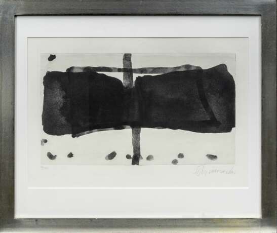 Emil Schumacher (Hagen 1912 - San José/Ibiza 1999). Motiv 3. - Foto 2 Emil Schumacher (Hagen 1912 - San José/Ibiza 1999). Motiv 3. - Foto 2