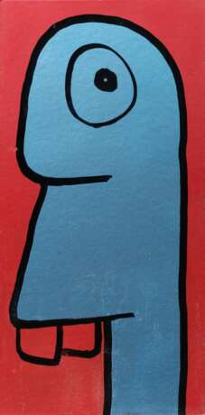 Thierry Noir (Lyon 1958). Kopf. - photo 1