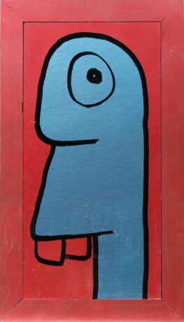 Thierry Noir (Lyon 1958). Kopf. - photo 2