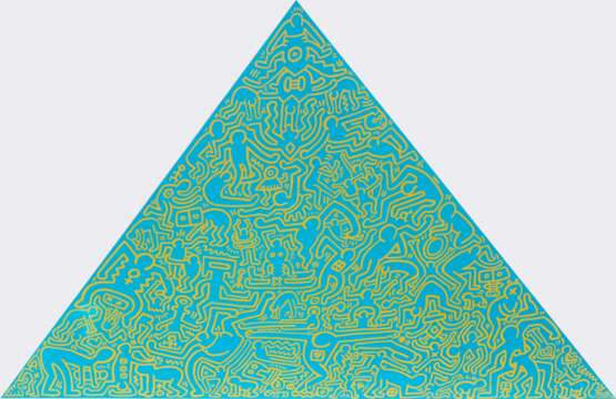 Keith Haring (Reading/Pennsylvania 1958 - New York 1990). Pyramid. - photo 1 Keith Haring (Reading/Pennsylvania 1958 - New York 1990). Pyramid. - photo 1