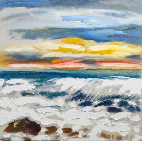 Siegward Sprotte (Potsdam 1913 - Kampen/Sylt 2004). Brandung auf Sylt. - photo 1 Siegward Sprotte (Potsdam 1913 - Kampen/Sylt 2004). Brandung auf Sylt. - photo 1