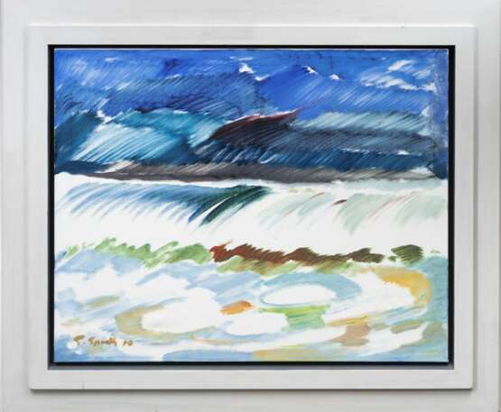 Siegward Sprotte (Potsdam 1913 - Kampen/Sylt 2004). Ein Sturm zieht ab. - photo 2 Siegward Sprotte (Potsdam 1913 - Kampen/Sylt 2004). Ein Sturm zieht ab. - photo 2