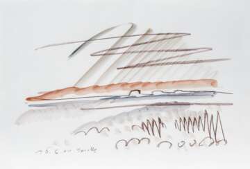 Siegward Sprotte (Potsdam 1913 - Kampen/Sylt 2004). Abendrot.