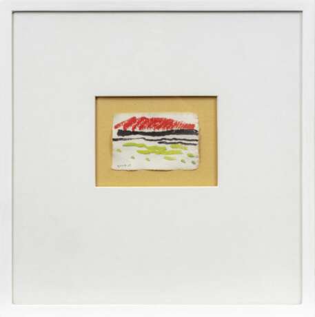 Siegward Sprotte (Potsdam 1913 - Kampen/Sylt 2004). Abendglut über dem Strand. - Foto 2