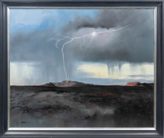 Rolf Ohst (Lübeck 1952 - Lübeck 2023). Landschaft mit Gewitter. - фото 2 Rolf Ohst (Lübeck 1952 - Lübeck 2023). Landschaft mit Gewitter. - фото 2