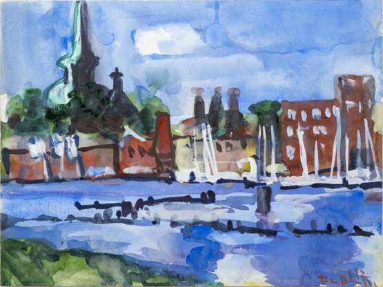 Klaus Fußmann (Velbert 1938). Kappeln. - фото 1 Klaus Fußmann (Velbert 1938). Kappeln. - фото 1