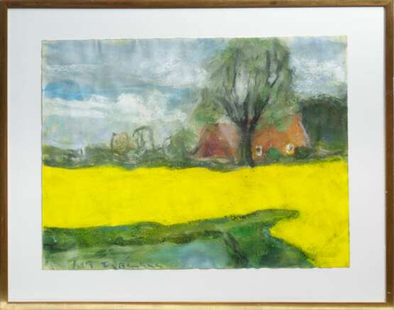 Klaus Fußmann (Velbert 1938). Raps bei Lübeck. - photo 2 Klaus Fußmann (Velbert 1938). Raps bei Lübeck. - photo 2