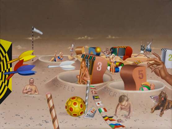 Peter Nagel (Kiel 1941). Urlaubsspiele. - фото 1