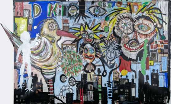Paul Kostabi (Whittier 1962). The East Village in NYC is Dope. - photo 1