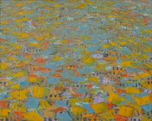 Ablade Glover (Labadi/Accra 1934). Marktstände.