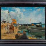 Friedrich Schaper (Braunschweig 1869 - Hamburg 1956). Hafenkran. - фото 2