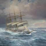 Johannes Holst (Hamburg-Altenwerder 1880 - Hamburg-Altenwerder 1965). Die Padua in schwerer See. - photo 1