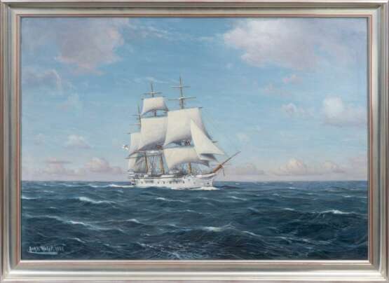 Johannes Holst (Hamburg-Altenwerder 1880 - Hamburg-Altenwerder 1965). Kreuzerfregatte SMS Stosch. - Foto 2 Johannes Holst (Hamburg-Altenwerder 1880 - Hamburg-Altenwerder 1965). Kreuzerfregatte SMS Stosch. - Foto 2