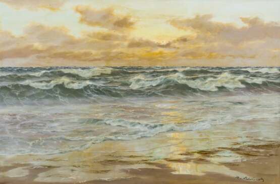 Patrick von Kalckreuth (Kiel 1898 - Starnberg 1970). Wellen im Sonnenlicht. - Foto 1