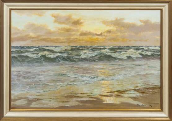 Patrick von Kalckreuth (Kiel 1898 - Starnberg 1970). Wellen im Sonnenlicht. - Foto 2