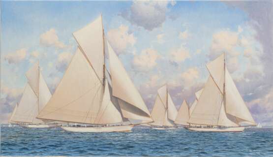 Uwe Lütgen (Hamburg 1944). Klassische Yachten. - Foto 1