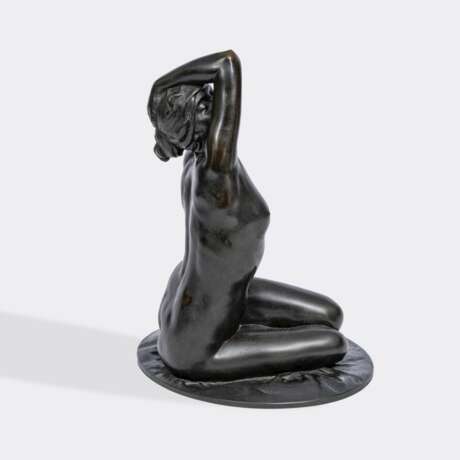 Fritz Heinemann (Altena 1864 - Berlin 1932). Sitzender weiblicher Akt. - Foto 3