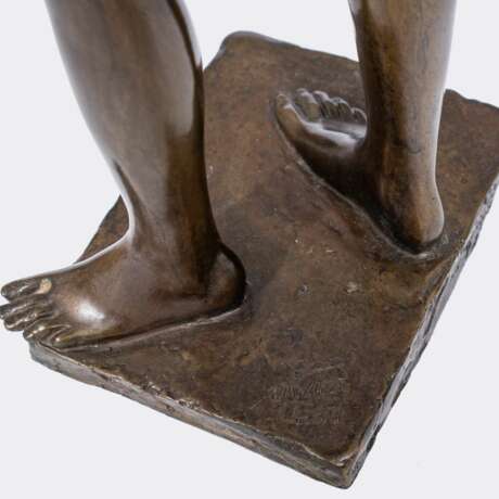 Erwin A. Schinzel (Jägerndorf/Sudetenland 1919 - Karlsruhe 2018). Mädchen mit Tuch. - photo 4