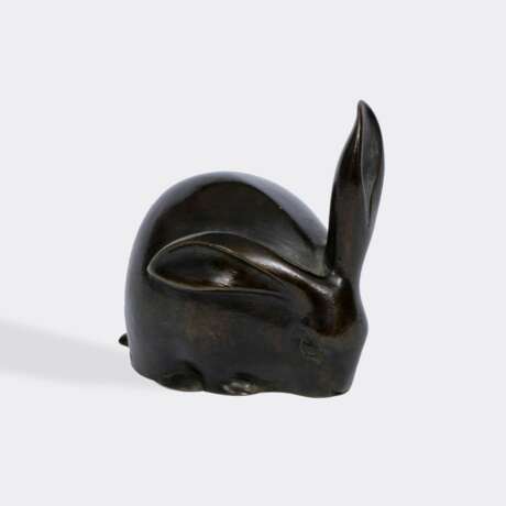 Édouard Marcel Sandoz (Basel 1881 - Lausanne 1971). Fressendes Häschen. - Foto 1