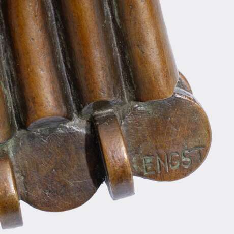 Georg Engst (Hamburg 1930 - Hamburg 2021). Modell für die Plastik '16 Einradfahrer'. - фото 3 Georg Engst (Hamburg 1930 - Hamburg 2021). Modell für die Plastik '16 Einradfahrer'. - фото 3