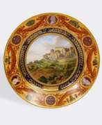 Overview. Seltener Teller 'Cantal' aus dem 'Service des Départements'.