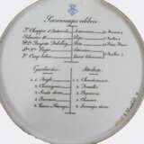 Seltener Teller 'Cantal' aus dem 'Service des Départements'. - photo 2