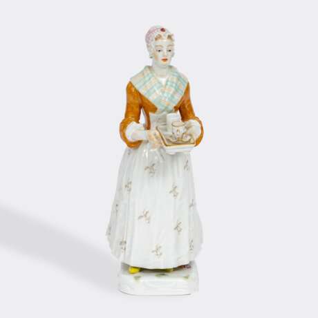 Paul Helmig (Niedermeisa 1859 - Meissen 1939). Schokoladenmädchen. - photo 1