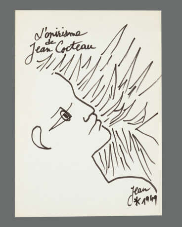 Jean Cocteau(1889-1963)drawing, l opirisme - фото 1