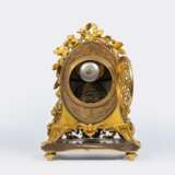 Howell & Co. Paris. Seltene Vier Jahreszeiten Pendule 'Ewiger Kalender' mit Mondphase und Brocot Hemmung. - photo 3