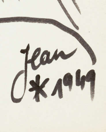 Jean Cocteau(1889-1963)drawing, l opirisme - фото 3