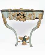 Overview. Schwedische Rokoko-Prunkkonsole.