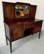 Overview. Mahogany sideboard