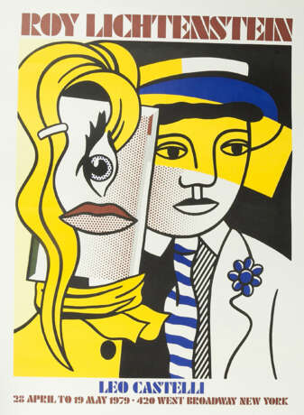 Roy Lichtenstein (1923-1997)-graphic, Leo Castelli 1979, on paper - Foto 2