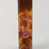 Glass Vase , signed “Galle”, canted, sliced shape, 20. century - фото 2
