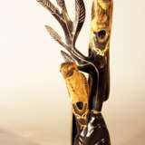 Horn carved sculpture of birds, 20.centuy - Foto 2