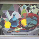 Cubist around 1930, oil canvas, framed, monogram - photo 1