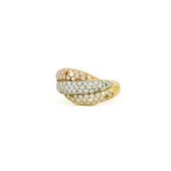 Tricolor-Diamant-Ring