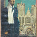 Sales around 1950, portrait of the poet Paul Fort (1872-1960) - фото 1