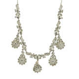 Demi-Parure: Diamond-Necklace-and-Diamond-Ear Studs - photo 2
