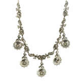 Demi-Parure: Diamond-Necklace-and-Diamond-Ear Studs - photo 3