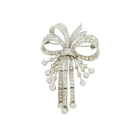 Diamond-Brooch "Schleife" - Foto 1