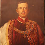 Emperor Karl of Austria Hungary (1887-1922)colour graphic on wooden stretcher - Foto 1
